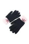 Moufles de ski pour homme et femme - Hiver chaud - Tricot coupe-vent - Imperméable - Golves - Gants déquitation - Costume de