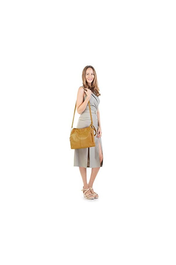 Samantha Look Sac shopping Femme cuir véritable
