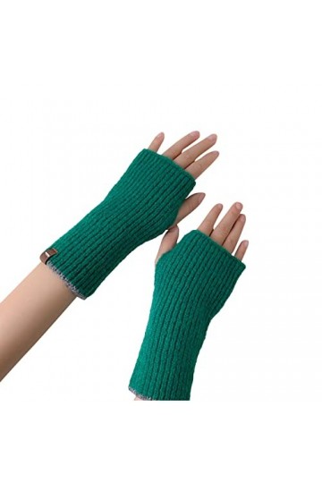 Gants dhiver Tricot Poignet Vêtements Accessoires Gants Tricotés Gants Tricotés Hiver Chaud Bras Filles Moufles Taille Uniqu