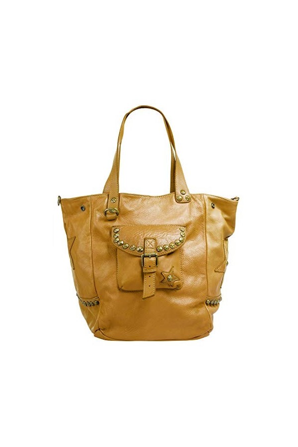 Samantha Look Sac shopping Femme cuir véritable