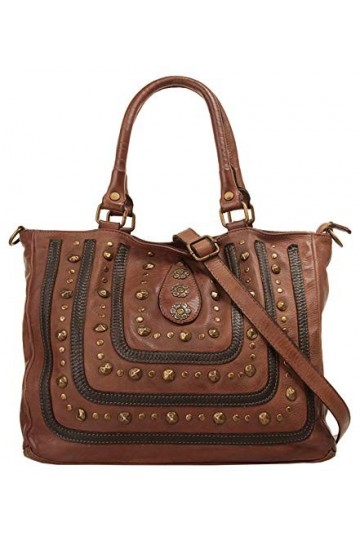 Samantha Look Sac shopping Femme cuir véritable