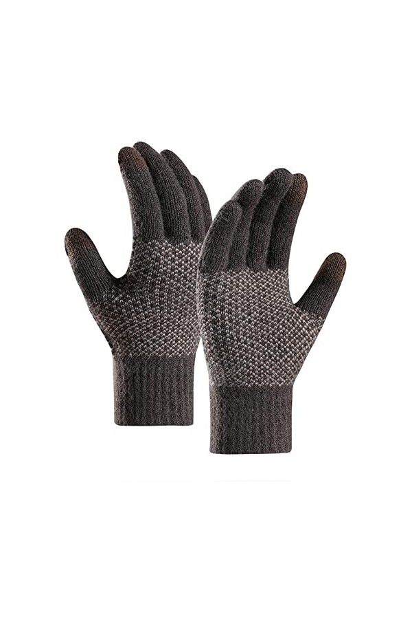 Mitaines Mitaines Poignet Mitaines Tricotées Cosplay Bras Taille Unique Tricoté Poignet Noir Jambe Longue Chauffe-mains Mitai