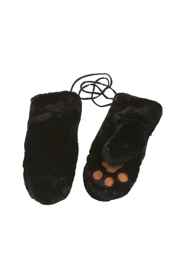 Caxndycing Gants dhiver pour femme - Moufles en peluche - Pour lhiver - Chaudes - En polaire - Pour femme, 02 gris., taille