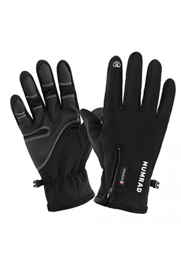 Moufles pour femme - Isolation par temps froid - Gants dextérieur antidérapants et imperméables - Polaire chaude - Gants de 