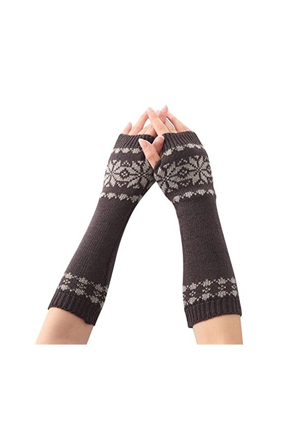 Gants sans doigts Gants Vêtements Accessoires Gants dhiver Manchettes Manches extensibles pour femmes Hiver Chaud Unisexe po