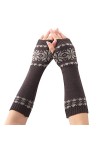 Gants sans doigts Gants Vêtements Accessoires Gants dhiver Manchettes Manches extensibles pour femmes Hiver Chaud Unisexe po