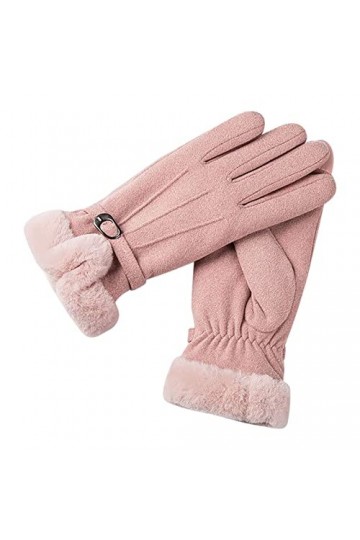 Moufles dhiver chauffantes pour femme par temps froid, gants chauds tendance pour lextérieur, léquitation, la conduite, jo