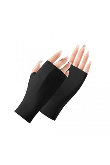 Mitaines longueur bloc - Protection solaire pour le poignet - Gants de conduite en plein air - Moufles pour femme - Chauffées