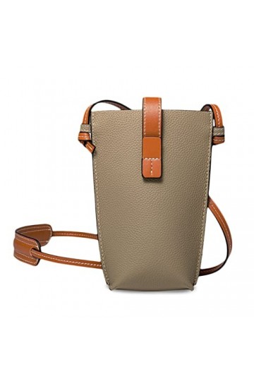 FANDARE Rétro Sacs à bandoulière Petits Sacs pour Téléphone Cuir Sac à Main Femme Porte Monnaie Portefeuille Pochette pour Ca