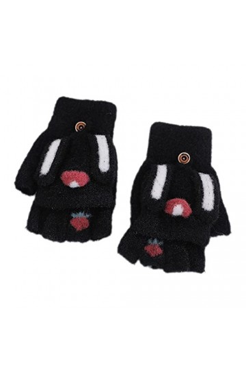 Gants Chauds Cadeau De Noël,Gants Laine Gants Sans Doigt Gants+Et+Moufles+Femme Gants De Menage Gants Hydratant Main Gants Ma