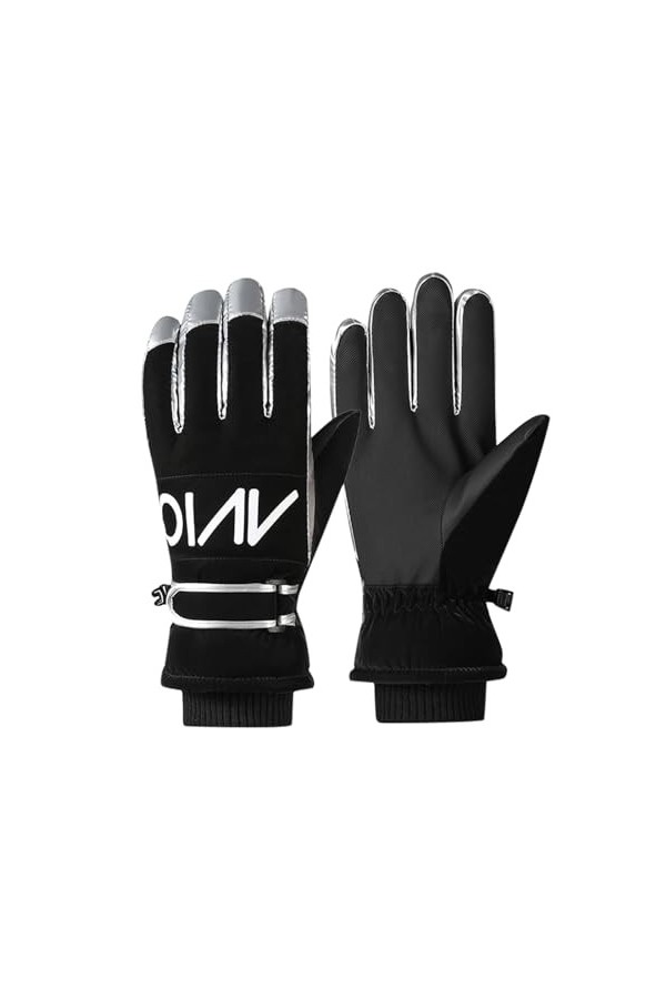 Gants chauds en tricot pour femme - Mitaines brodées florales - Mitaines tricotées - Mitaines convertibles - Moufles à fleurs