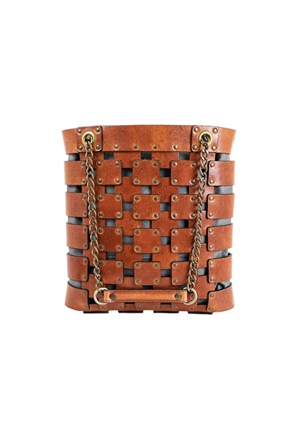 Time Resistance Tote bag en cuir pour femme - Sac à main moderne - Noir