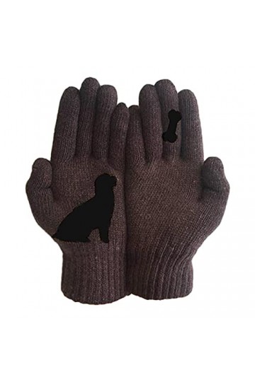 Caneem Gants tricotés pour femmes | Gants chauds épais et confortables pour hommes et femmes – Moufles chauffe-mains coupe-ve