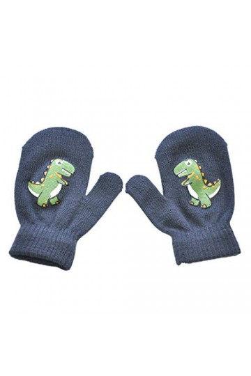 ZZALLL Gants dhiver en Tricot Chaud pour Enfants