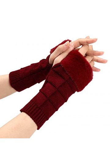Gants sans doigts Poignet Vêtements Accessoires Gants dhiver Manches pour femmes Hiver Automne Jambes Chauffe-mains Kawaii L