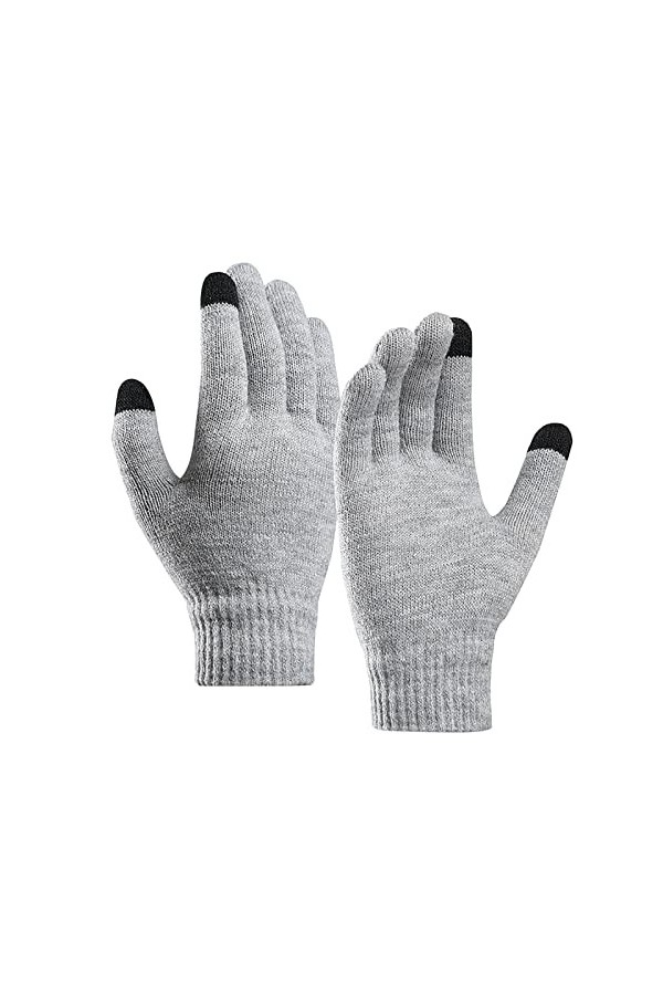 DondPO Gant Chaud Femme Randonnée Chaud écran Tactile Mitaines Tricotées Gants Tricoté Classiques Velo Hiver Gloves Gants en 