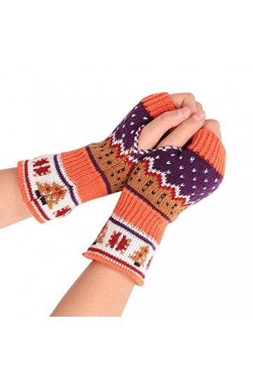 NIUREDLTD Mitaines Mitaines Hiver Mitaines Mitaines Mitaines Tricotées Gants Tricotés Poignet Hiver Chaud Bras Filles Garder 