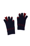 Jamicy Gants dhiver pour femme - Écran tactile - Gants chauds en tricot épais - Écran tactile - Moufles tricotées - Gants d