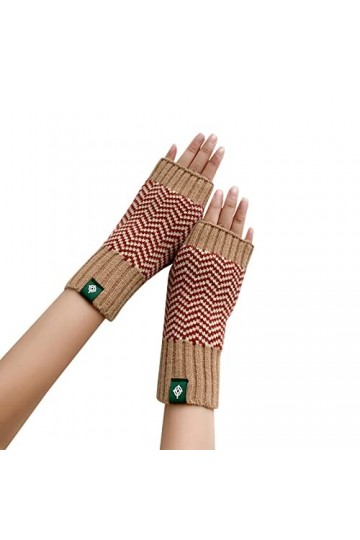 Tricoté Poignet Vêtements Accessoires Gants dhiver Tricotés Poignet Hiver Chaud Femmes Mitaines Sans Doigts Manchettes Exten