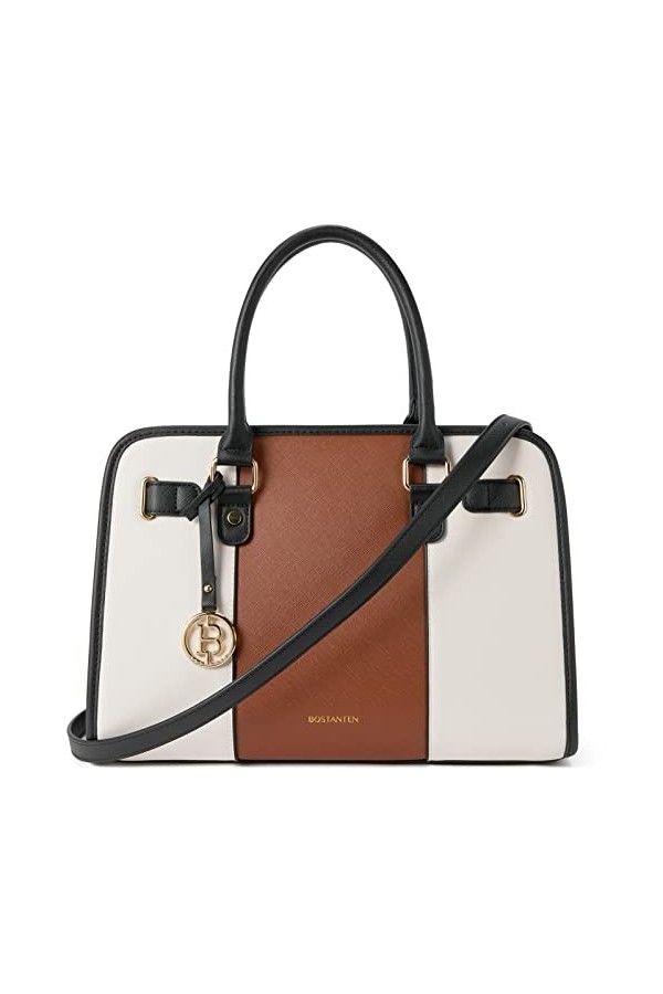 BOSTANTEN Sac à Main Cuir Veritable, Femmes Sac à bandoulière Designer Sac Porté épaule Tote Les Shopper Jaune