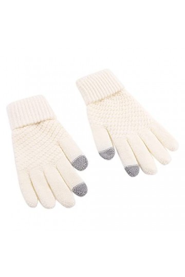 Mitaines mi-doigts Gants Vêtements Accessoires Gants dhiver Manchettes Gants Tricot Extensible Hiver Automne Jambes Chauffe-