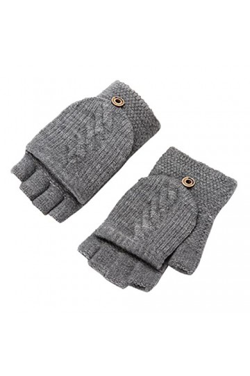 JnY655 Gants thermiques pour homme et femme Gants chauds en polaire Corail Poignets élastiques Gants dhiver doublés, a, tail