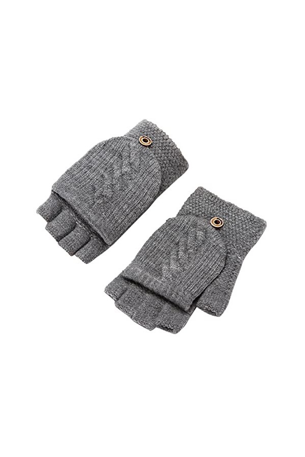 JnY655 Gants thermiques pour homme et femme Gants chauds en polaire Corail Poignets élastiques Gants dhiver doublés, a, tail