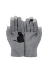 Et gants imprimés gants dhiver et dautomne pour femme - Gants chauds en laine pour lextérieur - Moufles pour femme par tem