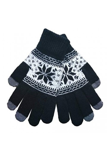 iEverest Gants damant de Noël Gants Tactiles Unisexe Gants Tactiles Hiver/Automne Gants Tactiles Gants Tricotés pour Télépho