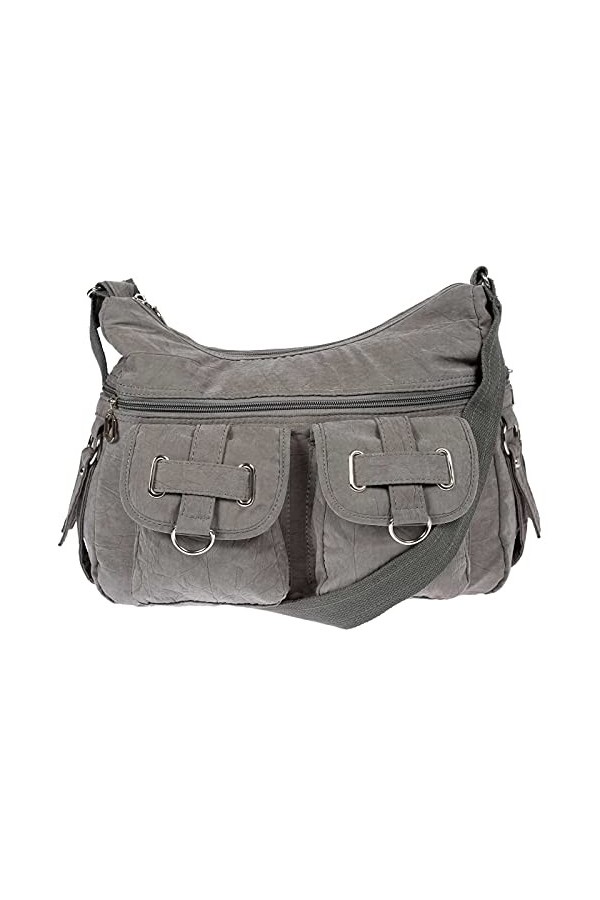 Christian Wippermann , Sac pour femme à porter à lépaule Noir Noir 32 x 26 x 13 cm