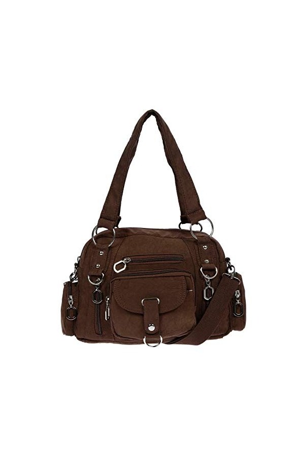 Christian Wippermann , Sac pour femme à porter à lépaule Noir Noir 32 x 20 x 10 cm