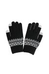 DondPO Gants Femme Hiver, Epais Coupe-vent Doux Mitaines Tricotées Gants en Tricot écran Tactile Hiver Thermiques Gants Glove