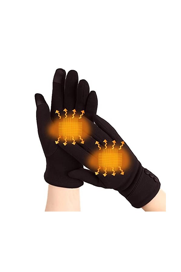 Gants dhiver pour femme, gants dhiver pour écran tactile | Moufles coupe-vent et confortables pour femme, couverture complè