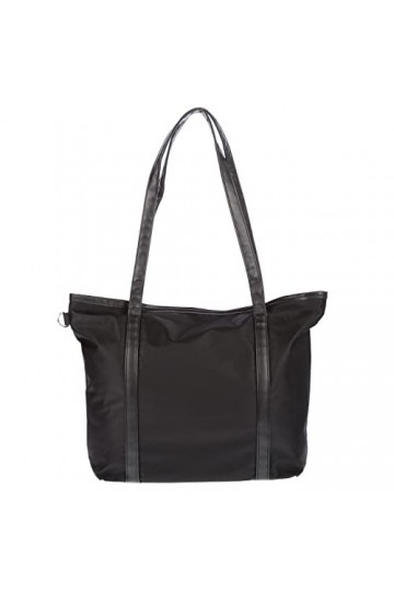 Christian Wippermann Sac à bandoulière XL pour femme, Noir , 40 x 30 x 10 cm, Sac à bandoulière