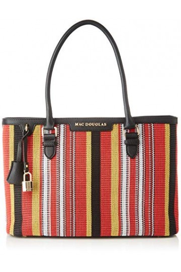 MAC DOUGLAS femme Laurene Fantasia M Sac porte epaule Multicolore Rouge 