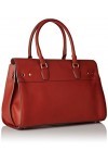 Mac Douglas Emeraude Elodie Sac porte main Femme, Marron Brique , 26x20x37.5 cm W x H x L 