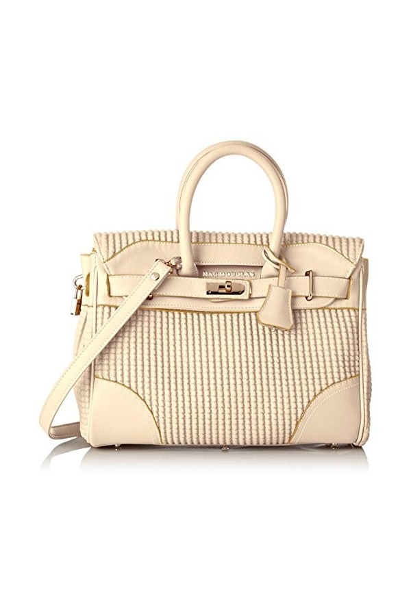MAC DOUGLAS Pyla Bryan Xs Sac porte main Femme, Beige Sable , 12.5x25x34.5 cm W x H x L 