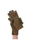 liangp Mitaines tricotées sans doigts Gants dhiver Manchettes extensibles en tricot Gants dhiver et dautomne Unisexe pour 