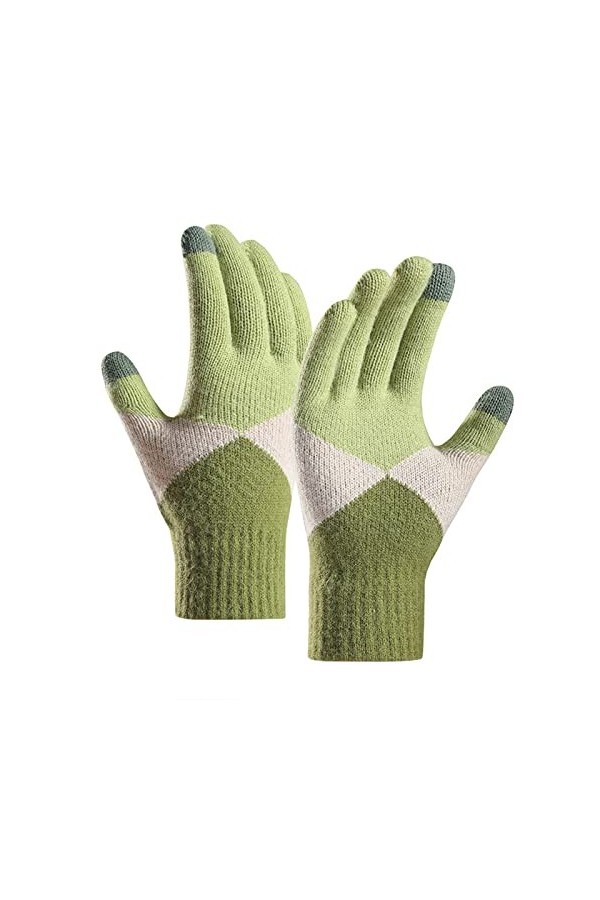 liangp Gants sans doigts pour femme - Noir - Accessoires - Gants dhiver - Manchettes extensibles en tricot - Gants dhiver c