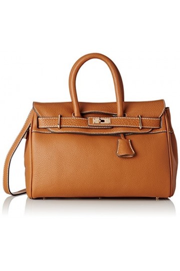 Mac Douglas Pyla Romy Xs Sac porte Main Femme, Marron Chataigne , 12.5x25x34.5 cm W x H x L 