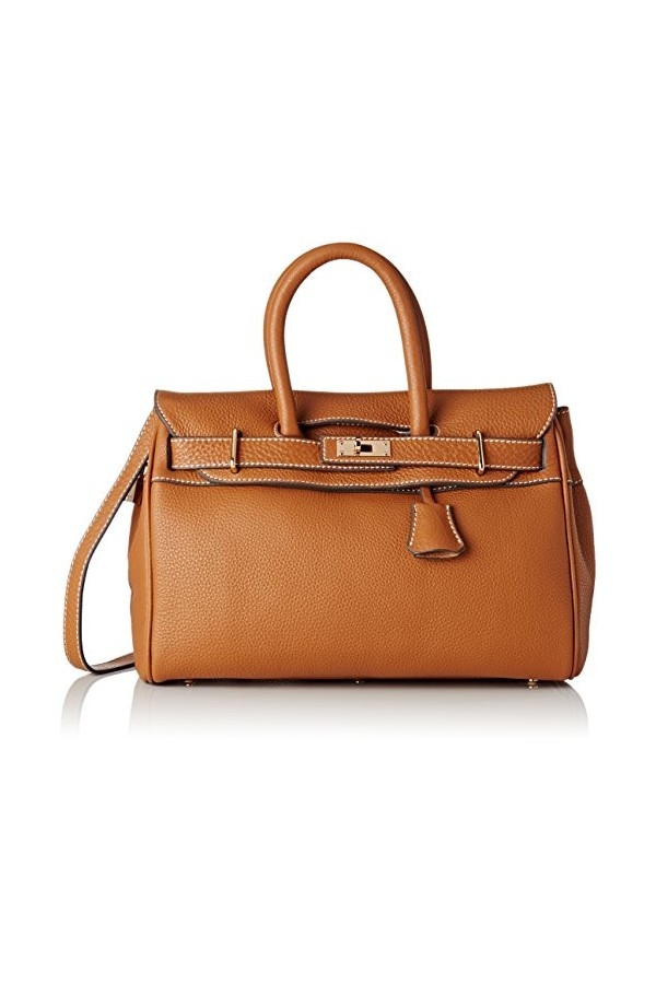 Mac Douglas Pyla Romy Xs Sac porte Main Femme, Marron Chataigne , 12.5x25x34.5 cm W x H x L 