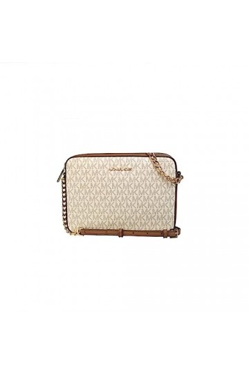 Michael Kors Jet Set Sac à bandoulière pour femme, Blanc Vanille 2019. , Taille unique