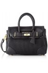 Mac Douglas - Petit Sac à Main Noir - Le PYLA de la collection BRYAN - Taille XS&nbsp;: 29,5 * 22 * 13 cm - Porte-clef amovible av