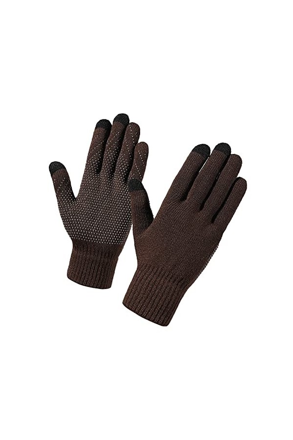 Mitaines pour femme - Noir - Sans doigts - En tricot - Manches douces et chaudes - Pour femme - Hiver - Automne - Pour femme,