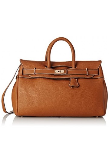 Mac Douglas Femme Pyla Romy sac à main femme porté femme, Marron Chataigne , 17.5x26x40.5 cm W x H L EU