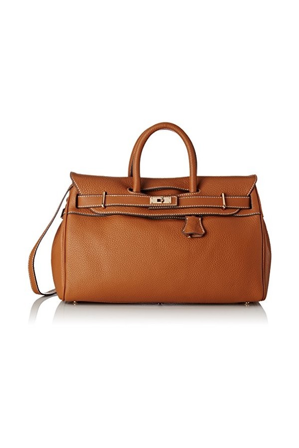 Mac Douglas Femme Pyla Romy sac à main femme porté femme, Marron Chataigne , 17.5x26x40.5 cm W x H L EU