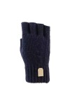 JIYAYUIX Gants chauds en tricot épais pour homme et femme, gants dautomne et dhiver à doigts ouverts pour femme, moufles ch
