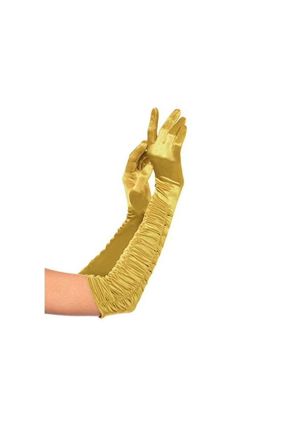 Gants Long Satin-1920 Gant en Satin pour Femme Opera,Gants de Mariage Accessoires Vestimentaires Jusquau coude Convient pour