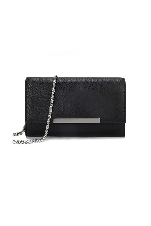 AFKOMST Portefeuilles dembrayage pour femmes, petits sacs crossbody et sacs de plage en paille dété avec lanière de chaîne 