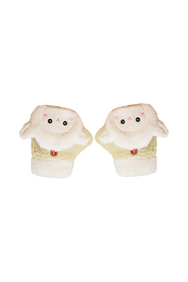 haoying Gants dextérieur pour femmes | Moufles en lapin neige par temps froid avec 4 couleurs | Gants coupe-vent pour femmes